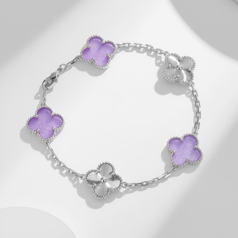 LẮC TAY VAN CLEEF & ARPELS PURPLE TÍM