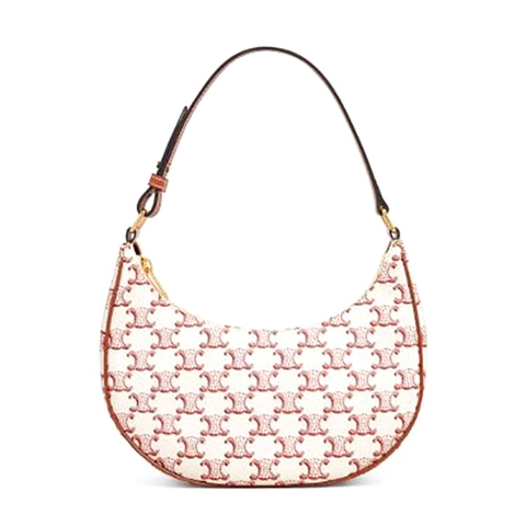 TÚI Celine Women Ava Bag in Triomphe Canvas and Calfskin