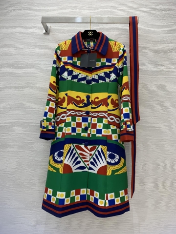 VÁY ÁO DOLCE & GABBANA Roman Print Party Long Dress High Classy Họa Tiết La Mã Cổ Điển