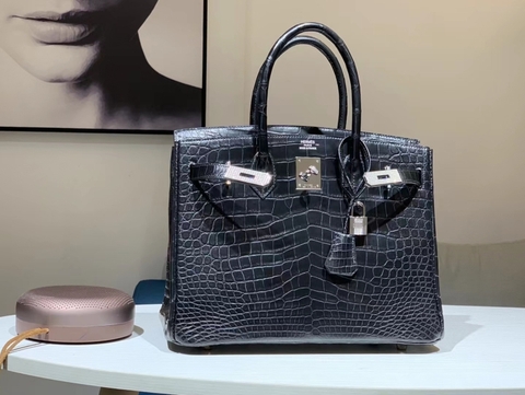 Túi Hermes Birkin Alligator Nior 30CM Handmade khâu tay(Giá liên hệ)