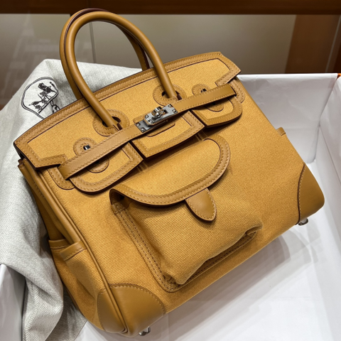 Túi Hermes Birkin Cargo 25CM Handmade khâu tay(Giá liên hệ)