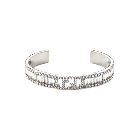 Vòng tay Fendi Women O’Lock Bracelet Silver-Colored Bracelet