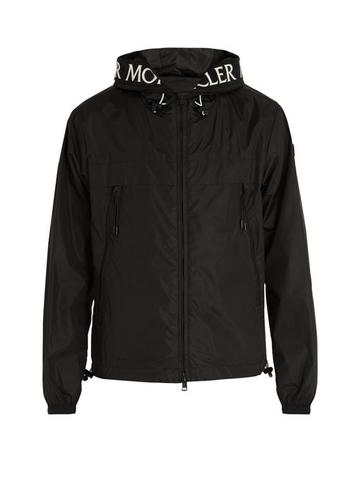 ÁO MONCLER  Massereau logo-embroidered hooded jacket