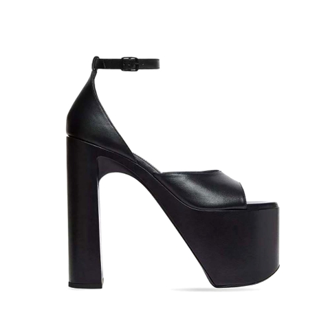 GIÀY Balenciaga Women Camden 160mm Sandal in Black