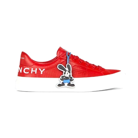 GIÀY Givenchy Unisex Oswald City Sport Sneakers in Leather-Black