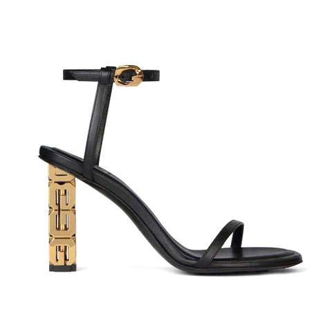 GUỐC Givenchy Women G Cube Sandals in Leather-Gold