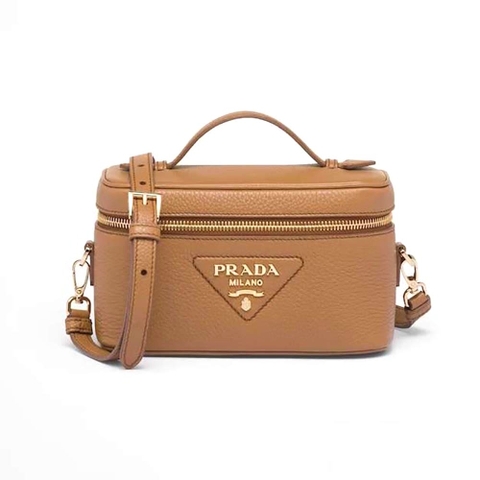 TÚI Prada Women Leather Mini-Bag-Brown