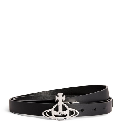 DÂY LƯNG VIVIENNE WESTWOOD  Leather Orb Belt 3CM