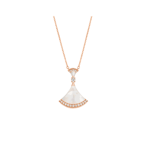 DÂY CHUYỀN BULGARI DIVAS’ DREAM DIAMOND MOTHER OF PEARL 18K ROSE GOLD