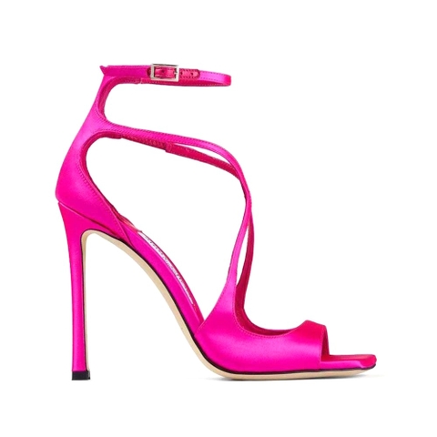 GIÀY Jimmy Choo Women Azia 110 Fuchsia Satin Sandals