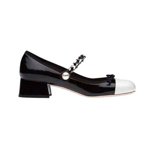 GIÀY Miu Miu Women Naplak Pumps in 35 mm Heel Height-Black