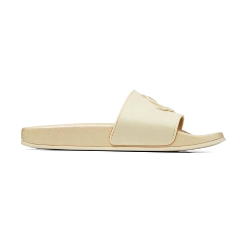 DÉP Jimmy Choo Women Port/F Barley Rubber Slides with JC Monogram