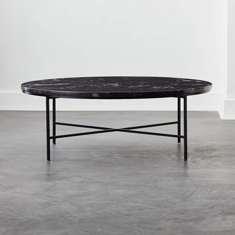 BÀN TRÀ PHÒNG KHÁCH MERIAH BLACK MARBLE COFFEE TABLE