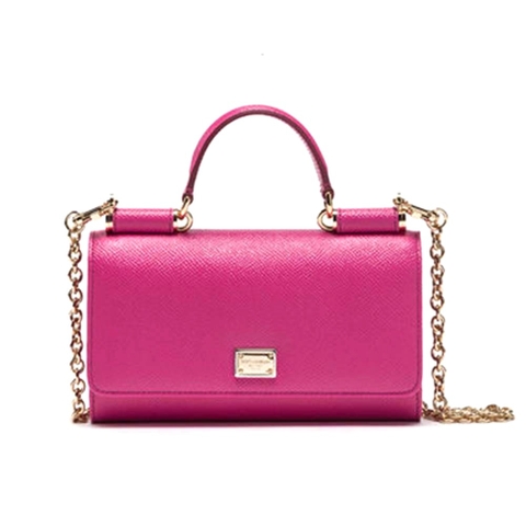 TÚI Dolce Gabbana D&G Women Min Von Bag in Dauphine Leather