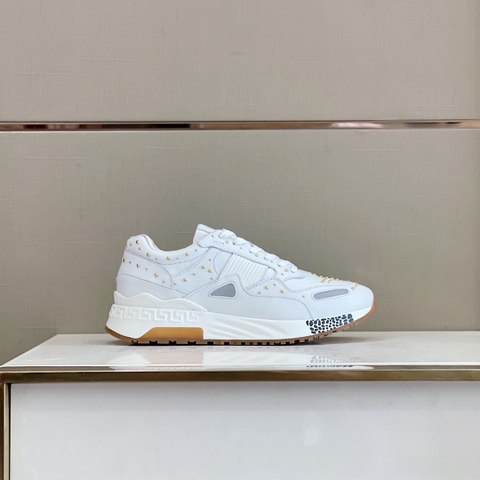 GIÀY VERSACE STUDD LEATHER SNEAKER SHOES AAA