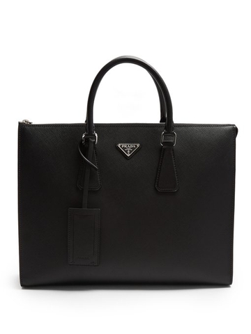 CẶP DA CÔNG SỞ PRADA saffiano-leather briefcase