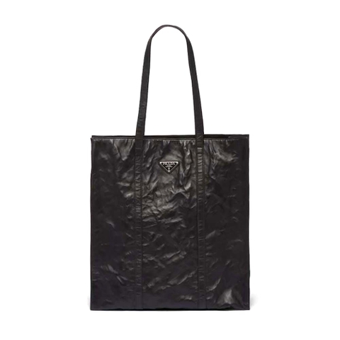 TÚI Prada Women Medium Antiqued Nappa Leather Tote Bag-Black
