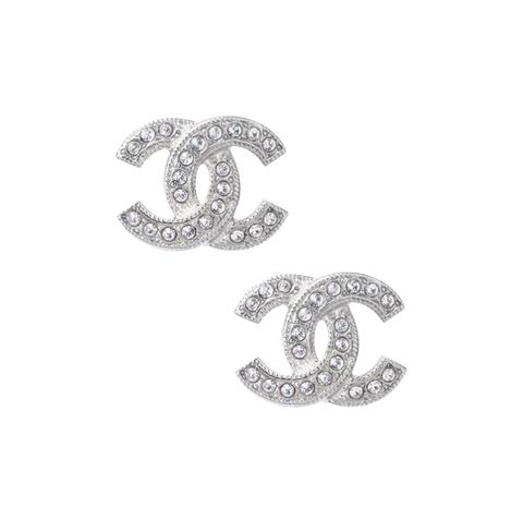 HOA TAI CHANEL 25K DOUBLE CC FULL DIAMOND