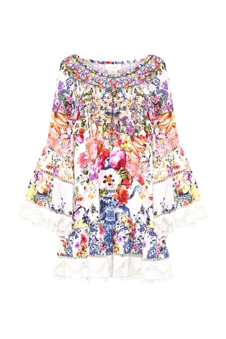 VÁY CAMILLA A Line Frill Dress Dutch Is Life