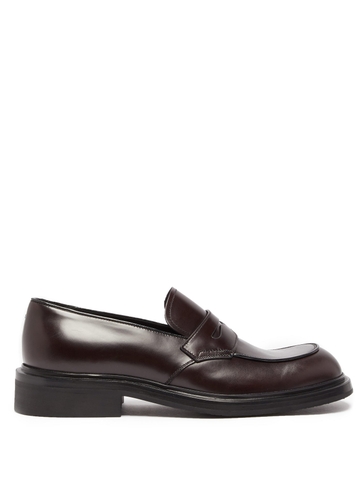 GIÀY PRADA Penny leather loafers