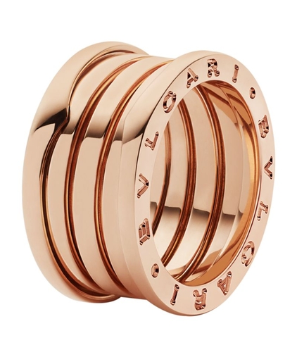 Nhẫn BVLGARI Rose Gold B.zero1 Ring vàng hồng18K