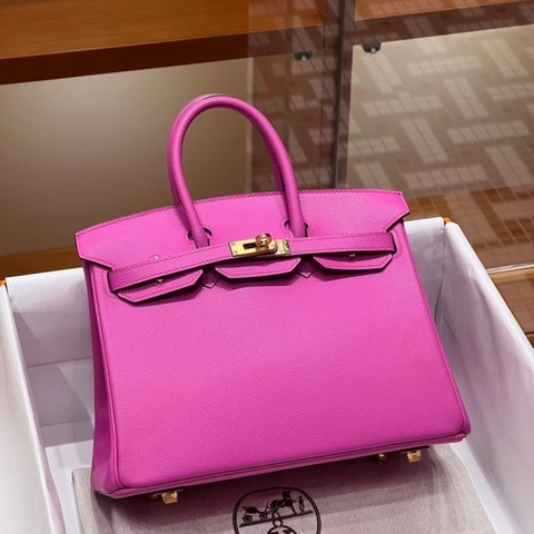 Túi Hermes Birkin Rose Magnolia 25CM Handmade khâu tay(Giá liên hệ)