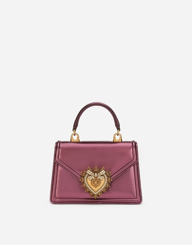 TÚI DOLCE & GABBANA Small Devotion bag in mordore nappa leather