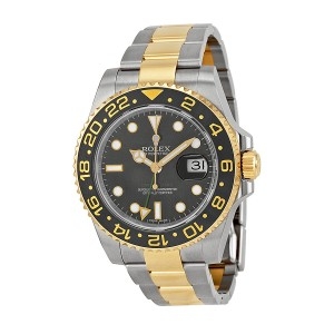 ĐỒNG HỒ ROLEX GMT-Master II Black Dial Stainless Steel and 18kt Yellow Gold Oyster Bracelet