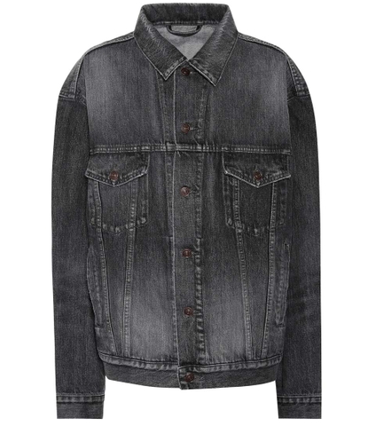 ÁO DENIM BALENCIAGA Oversized denim jacket
