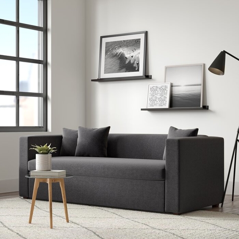 SOFA LACHOWSKI Velvet Sofa THE LINEN Sofa