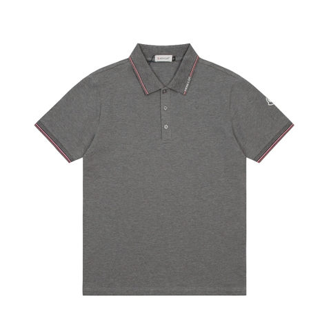 ÁO MONCLER Collar Logo Polo-Shirt