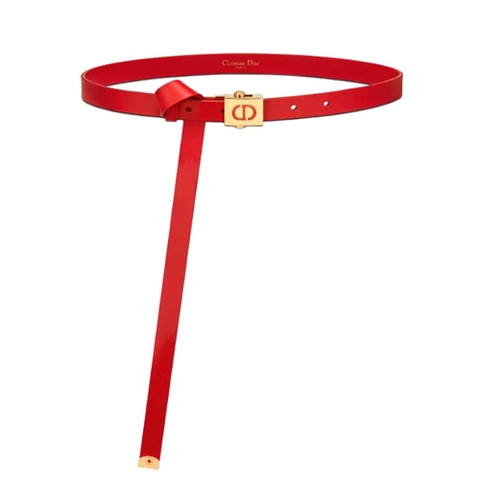 DÂY LƯNG Dior Women Diorpolytechnique Belt Bright Red Smooth Calfskin 17 MM