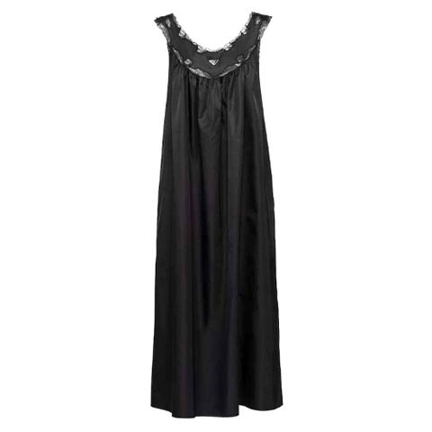 VÁY Prada Women Re-Nylon and Lace Midi-Dress-Black