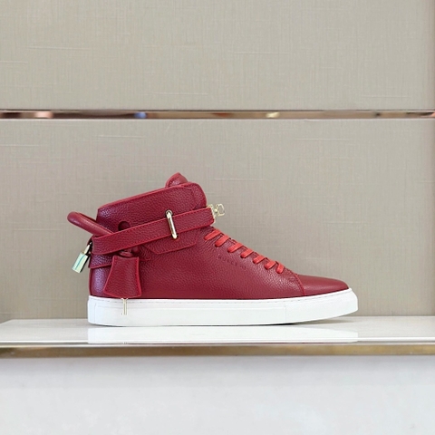 GIÀY BUSCEMI RED HIGH TOP SHOES AAA