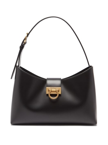 TÚI SALVATORE FERRAGAMO Trifolio leather shoulder bag