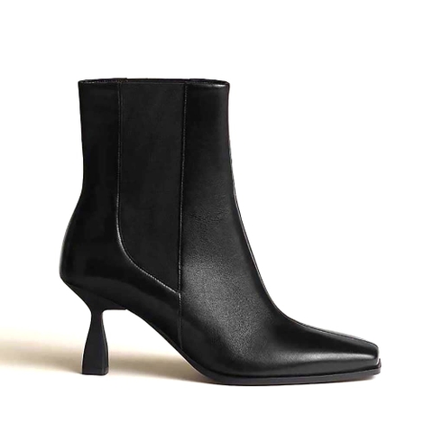 GIÀY Hermes Women Gill 75 Ankle Boot-Black