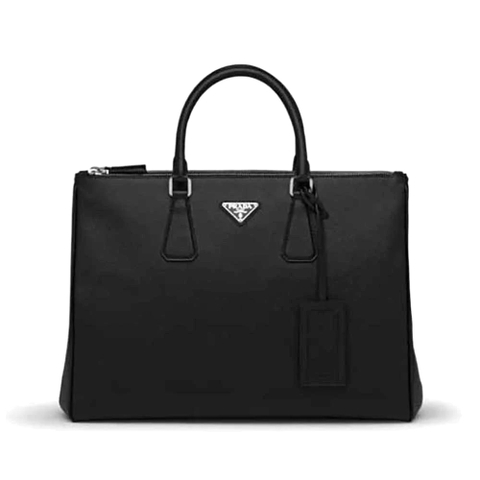 TÚI Prada Men Saffiano Leather Prada Galleria Bag-Black