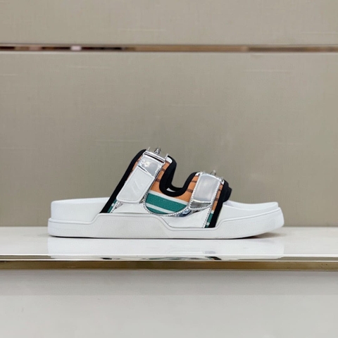 DÉP CHRISTIAN LOUBOUTIN CL LOGO SPIKES SANDAL AAA