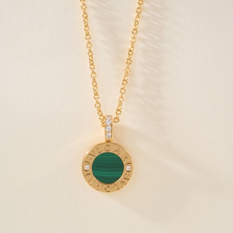 DÂY CHUYỀN BVLGARI B.ZERO 1 MALACHITE LUCKY
