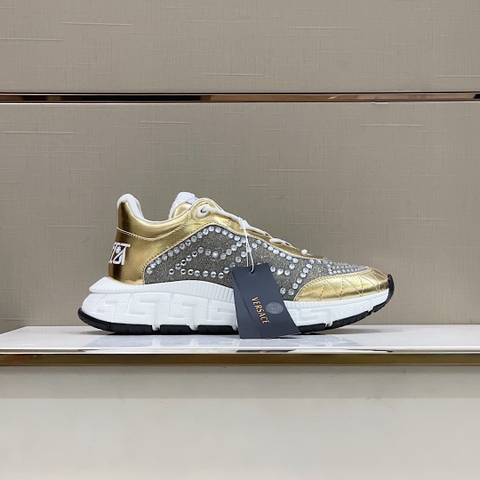 GIÀY VERSACE TRIGRECA LEATHER SNEAKER SHOES AAA