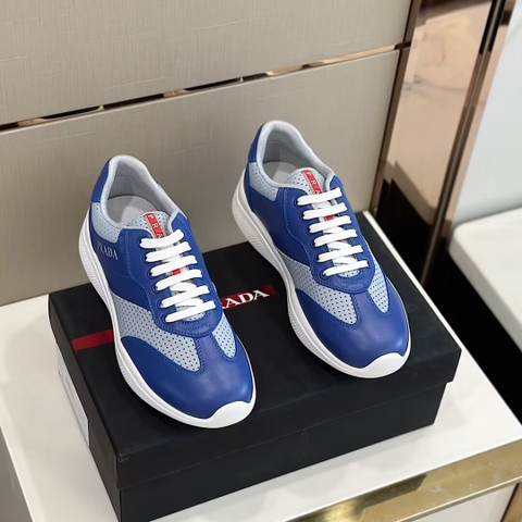 GIÀY PRADA RED LOGO SNEAKERS SHOES