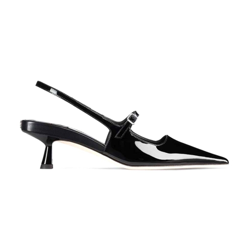 GIÀY Jimmy Choo Women Didi 45 Black Patent Leather Pointed Pumps