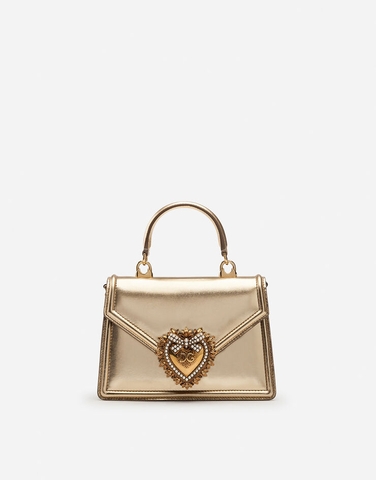 TÚI DOLCE & GABBANA Small Devotion bag in nappa mordore leather