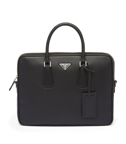 TÚI PRADA  Leather Triangle Briefcase