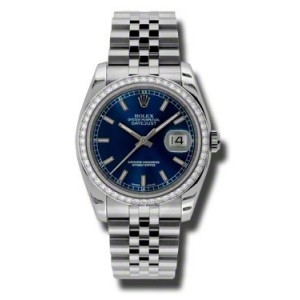 ĐỒNG HỒ ROLEX Oyster Perpetual Datejust 36 Blue Dial Stainless Steel Jubilee Bracelet