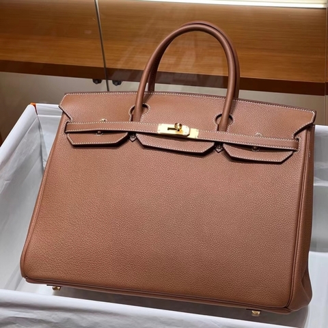 Túi Hermes Birkin Gris Elephant 40CM Handmade khâu tay(Giá liên hệ)