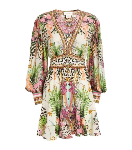 VÁY CAMILLA Silk Dear Amore Mio Mini Dress