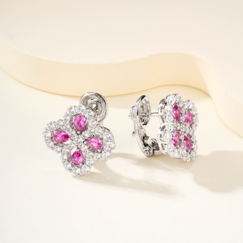 HOA TAI HARRY WINSTON RUBY LOOP GARDEN PARTTY SPARKLING