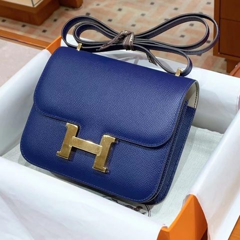 TÚI HERMES Constance Bleu Ocean Epsom 19CM(giá liên hệ)