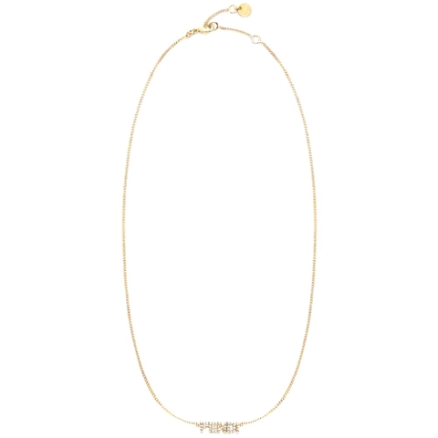 Vòng cổ Fendi Signature Necklace Gold-Colored